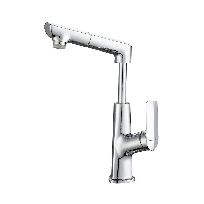 Centerset Lavatory Tap Glam Style Tap with Single Lever Handle -Bathlova