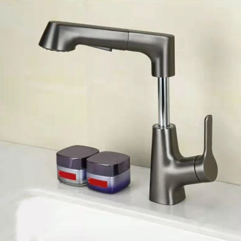 Centerset Sink Tap Contemporary Pull-out Tap with Single Handle -Bathlova