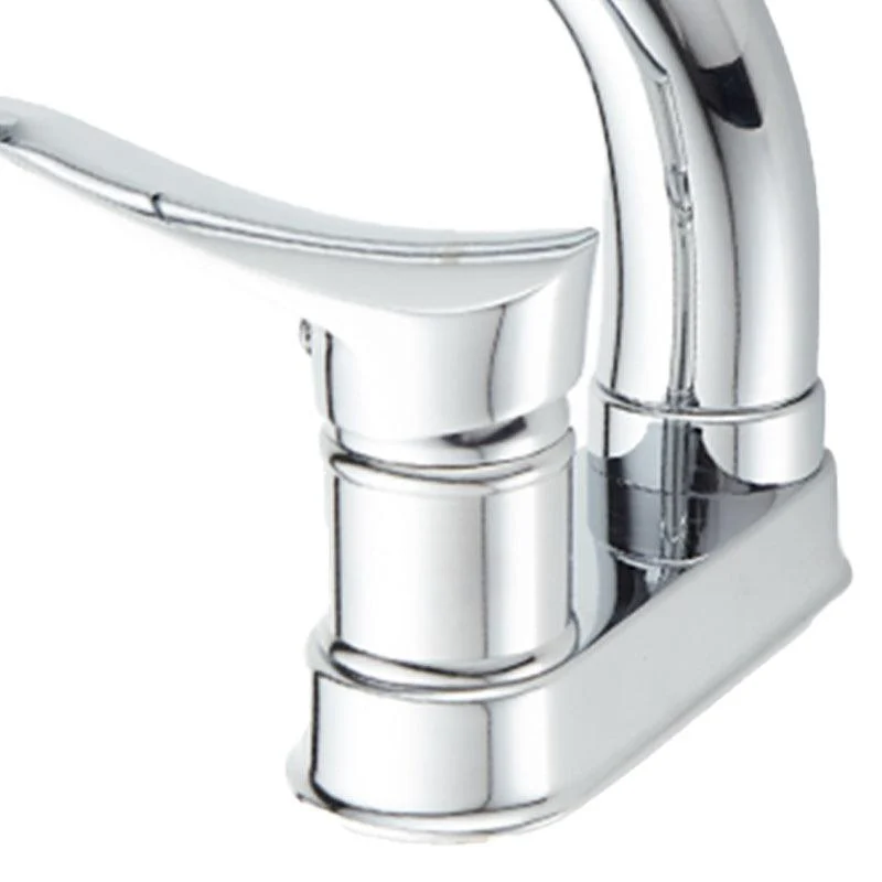 Centerset Tap Lever Handles High-Arc Centerset Bathroom Sink Tap -Bathlova