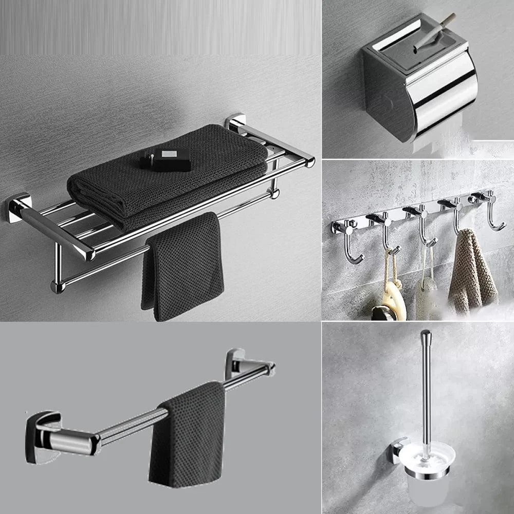 Chrome Brass Modernism Bathroom Accessory as Individual or as a Set -Bathlova