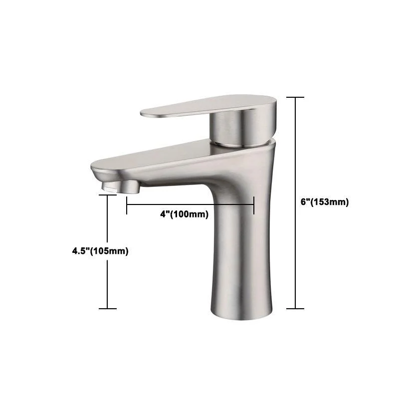 Circular Single Handle Bathroom Tap Single Hole Vessel Sink Tap in Chrome -Bathlova