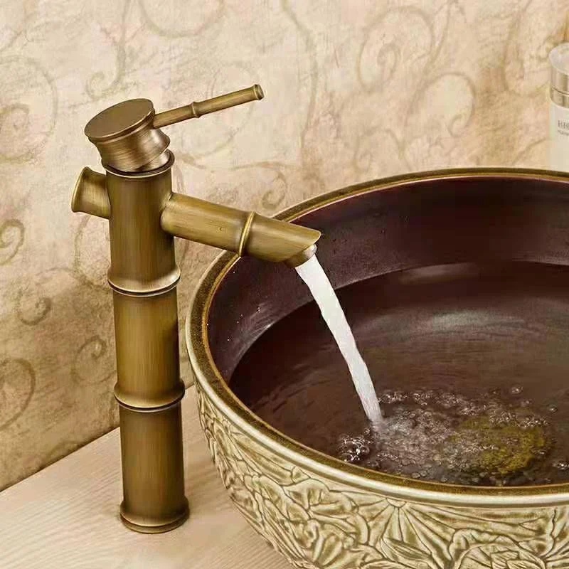 Circular Single Handle Tap Country Style Basin Lavatory Tap -Bathlova