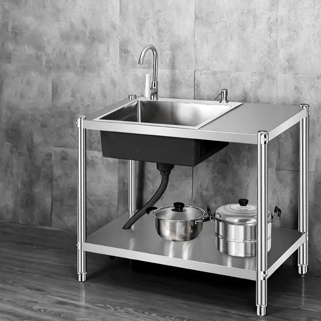 Contemporary Style Kitchen Sink Stainless Steel All-in-one Kitchen Sink -Bathlova