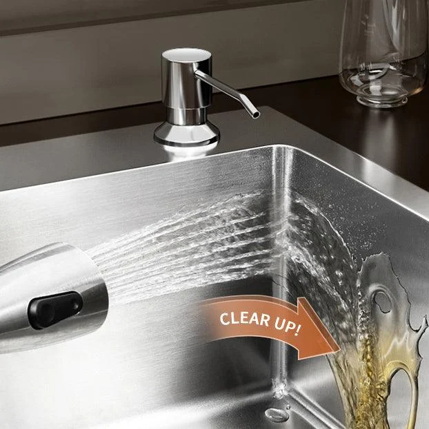 Contemporary Style Kitchen Sink Stainless Steel Double Kitchen Sink -Bathlova