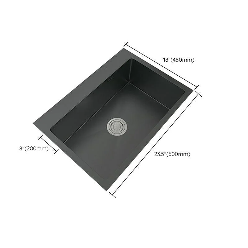 Contemporary Style Kitchen Sink Stainless Steel Fade Resistant Drop-In Kitchen Sink -Bathlova