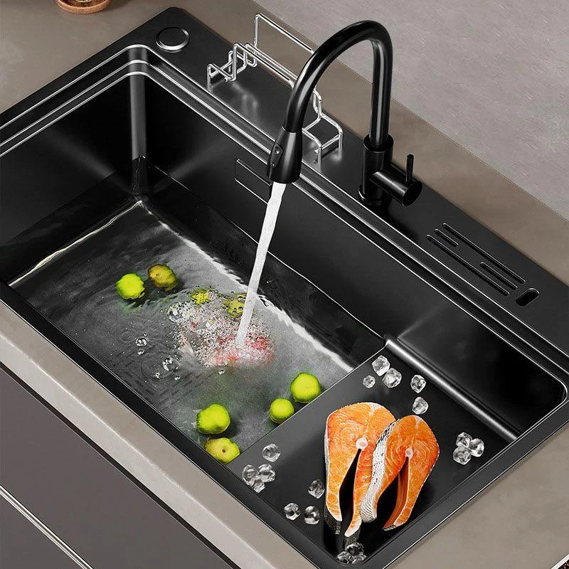 Contemporary Style Kitchen Sink Stainless Steel Kitchen Double Sink -Bathlova