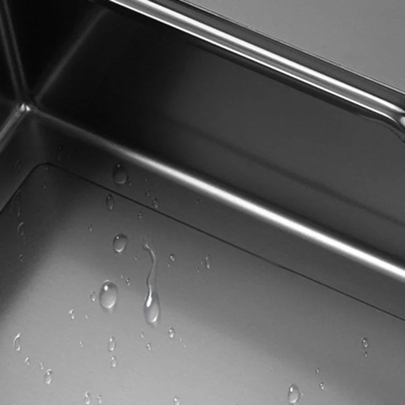 Contemporary Style Kitchen Sink Stainless Steel Kitchen Sink with 3 Holes -Bathlova