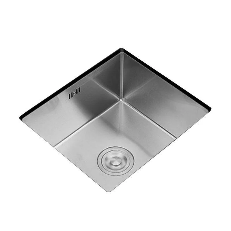 Contemporary Style Kitchen Sink Stainless Steel Kitchen Sink with Drain Assembly -Bathlova