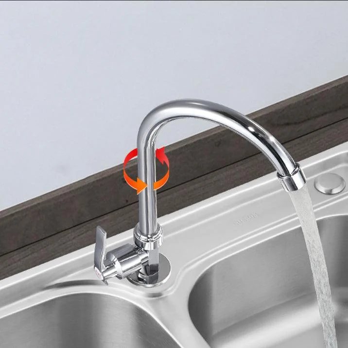 Contemporary Style Kitchen Sink Stainless Steel Kitchen Sink without Tap -Bathlova