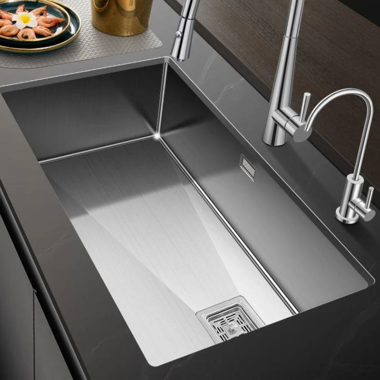 Contemporary Style Kitchen Sink Stainless Steel Noise-cancelling Design Kitchen Sink -Bathlova