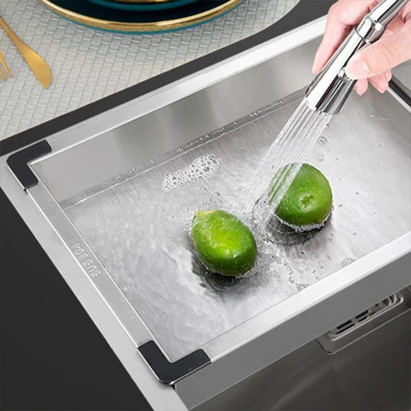 Contemporary Style Kitchen Sink Stainless Steel Noise-cancelling Design Kitchen Sink -Bathlova