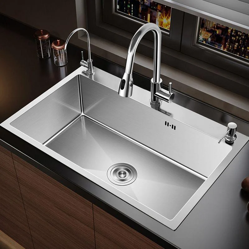 Contemporary Style Kitchen Sink Stainless Steel Non-slip Kitchen Sink -Bathlova