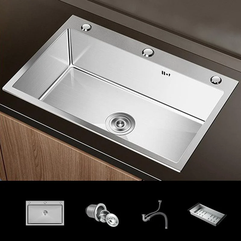 Contemporary Style Kitchen Sink Stainless Steel Non-slip Kitchen Sink -Bathlova