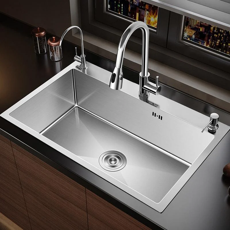 Contemporary Style Kitchen Sink Stainless Steel Non-slip Kitchen Sink -Bathlova