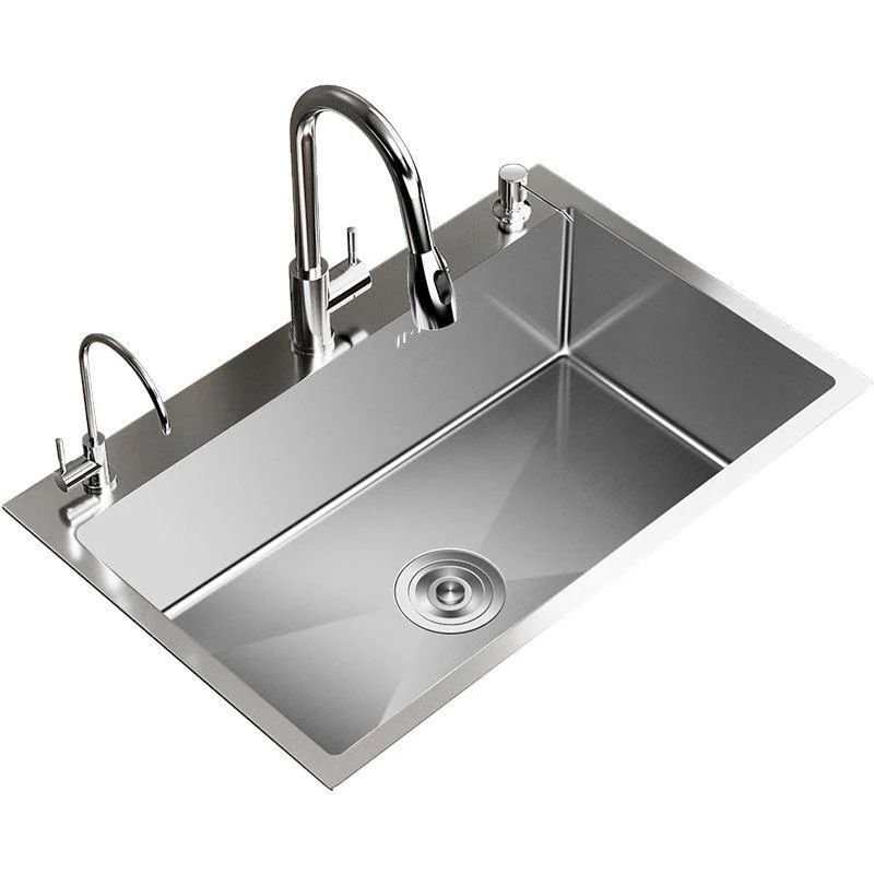 Contemporary Style Kitchen Sink Stainless Steel Non-slip Kitchen Sink -Bathlova