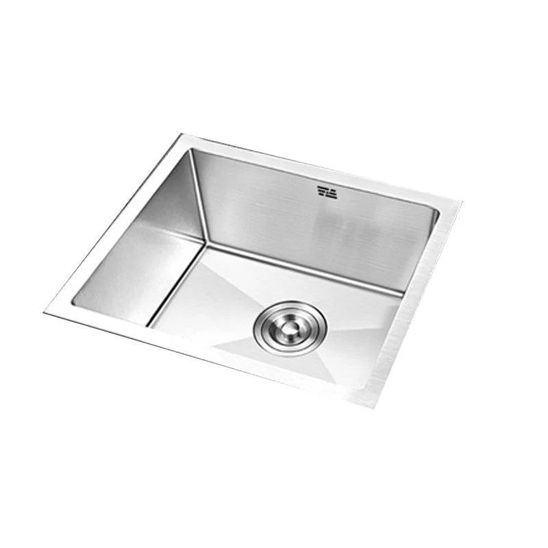 Contemporary Style Kitchen Sink Stainless Steel Rectangle Drop-In Kitchen Sink -Bathlova