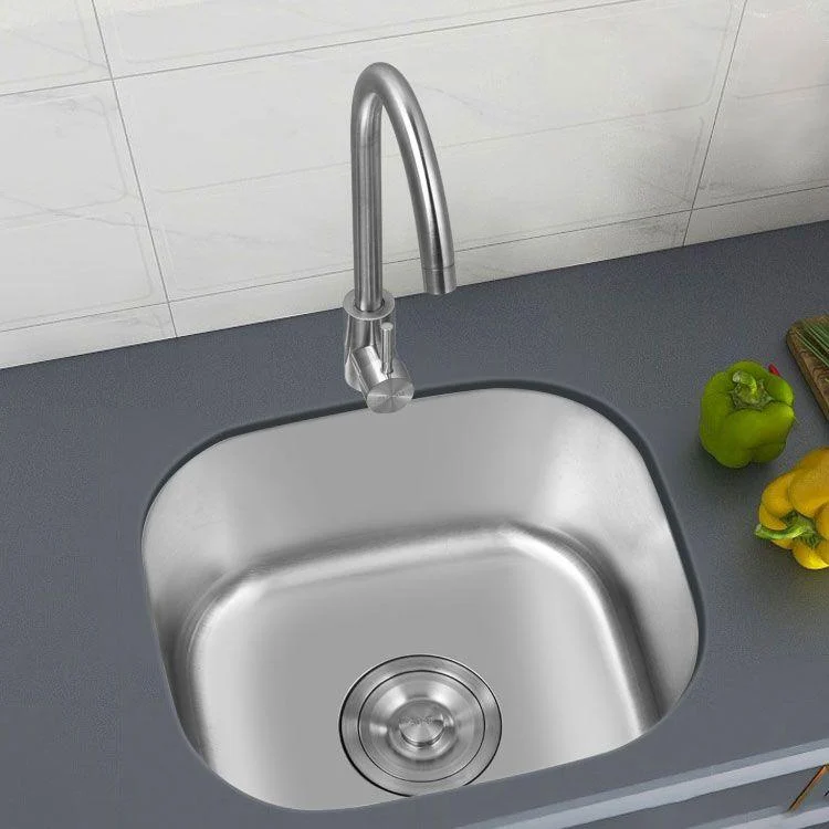 Contemporary Style Kitchen Sink Stainless Steel Undermount Kitchen Sink -Bathlova