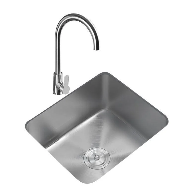 Contemporary Style Kitchen Sink Stainless Steel Undermount Kitchen Sink -Bathlova