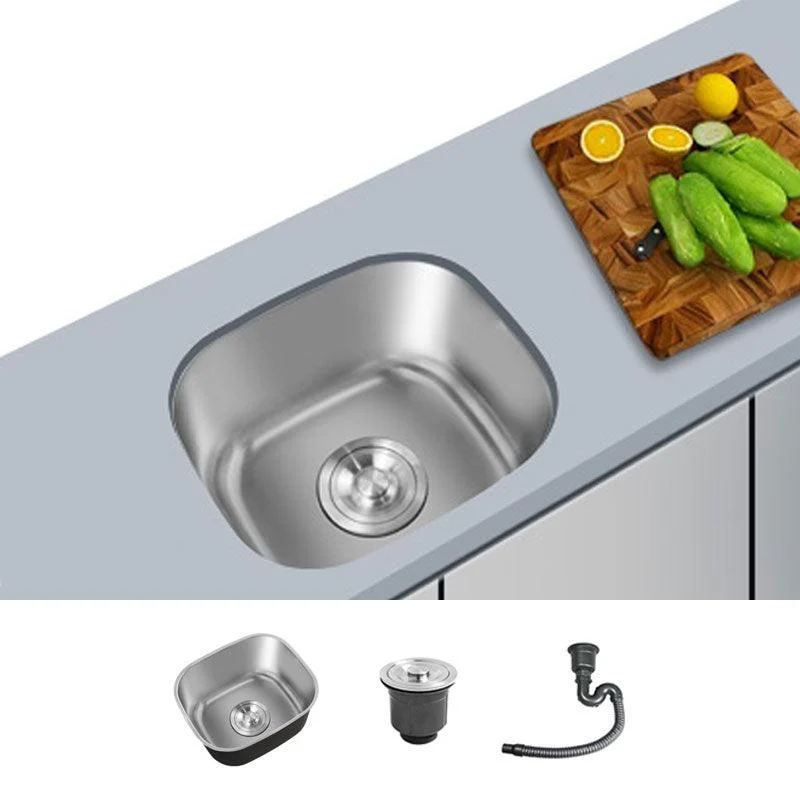 Contemporary Style Kitchen Sink Stainless Steel Undermount Kitchen Sink -Bathlova