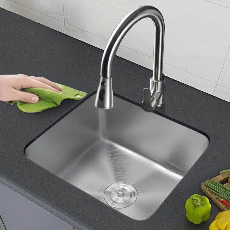 Contemporary Style Kitchen Sink Stainless Steel Undermount Kitchen Sink -Bathlova