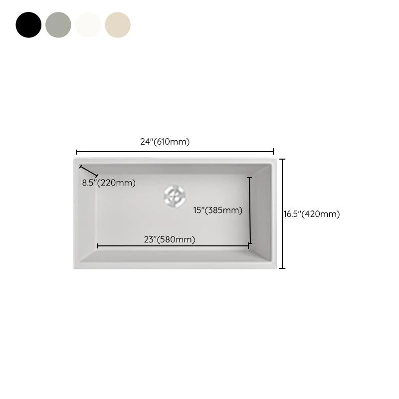 Contemporary Style Kitchen Sink Undermount Kitchen Sink with Drain Strainer Kit -Bathlova