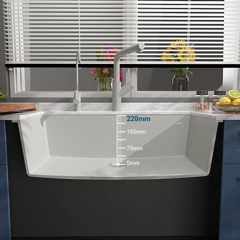 Contemporary Style Kitchen Sink Undermount Kitchen Sink with Drain Strainer Kit -Bathlova