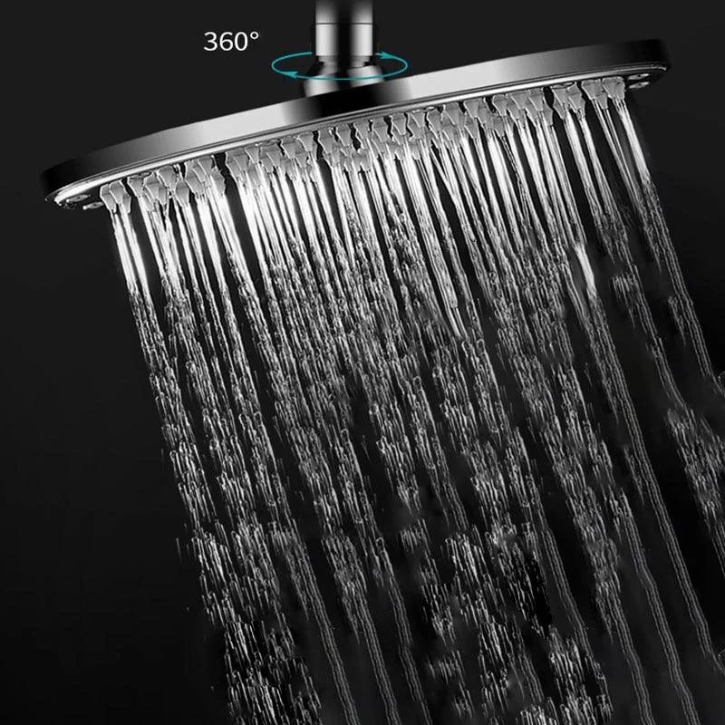 Contemporary Style Shower Head Bathroom Fixed Shower Head with Round and Square Shape -Bathlova