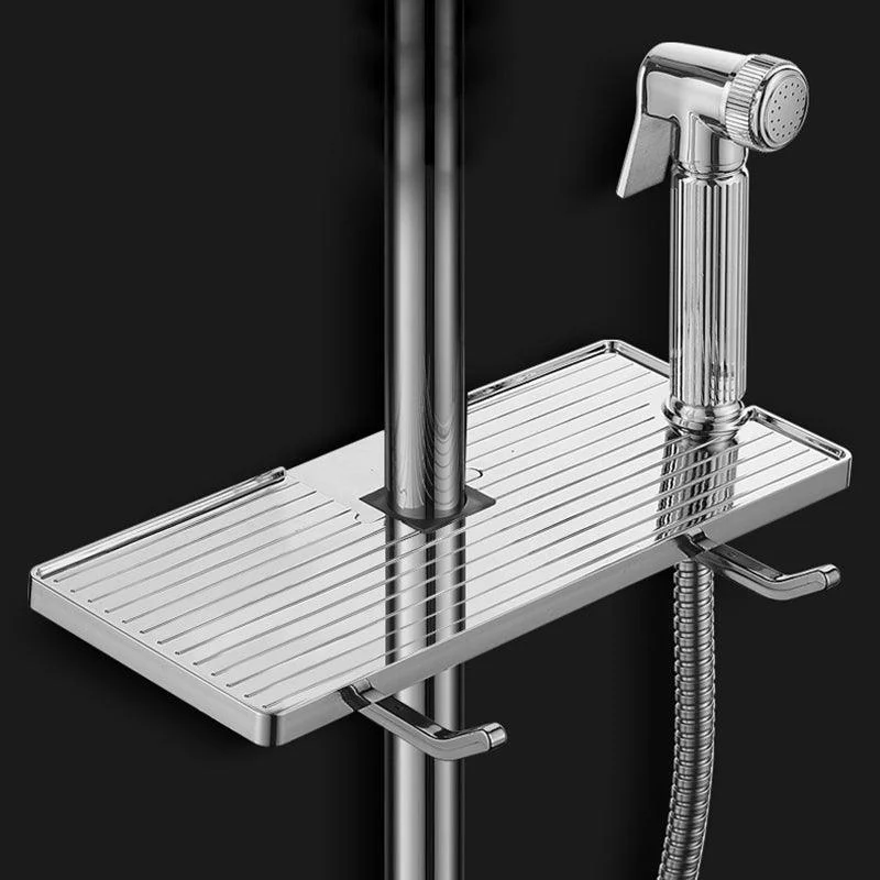 Contemporary Style Shower Head Bathroom Fixed Shower Head with Round and Square Shape -Bathlova