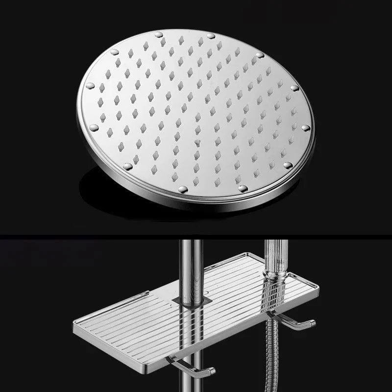 Contemporary Style Shower Head Bathroom Fixed Shower Head with Round and Square Shape -Bathlova