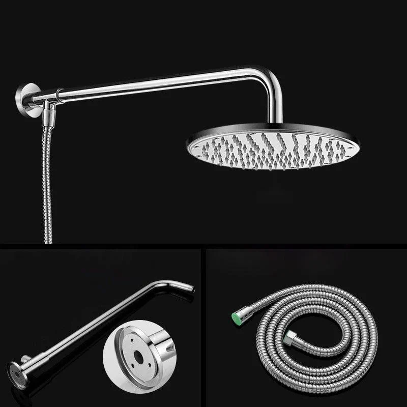 Contemporary Style Shower Head Bathroom Fixed Shower Head with Round and Square Shape -Bathlova