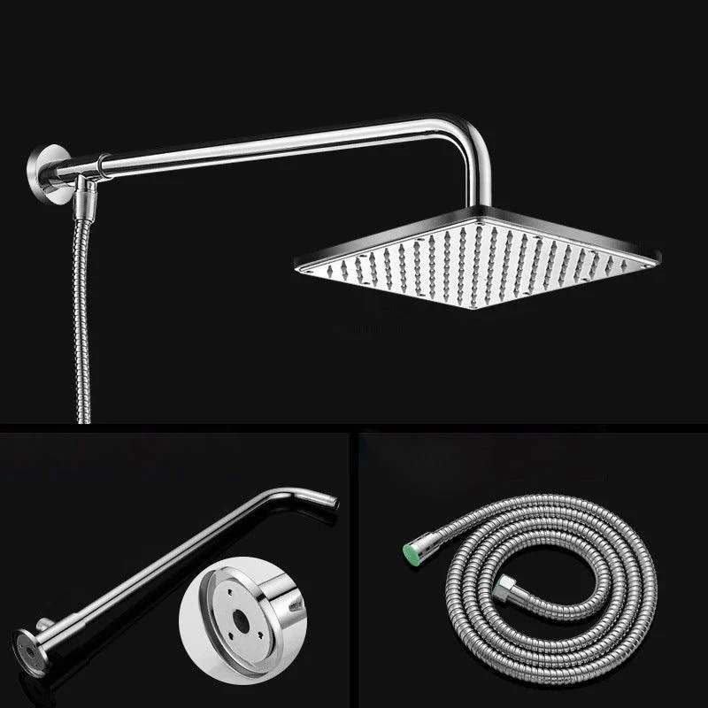 Contemporary Style Shower Head Bathroom Fixed Shower Head with Round and Square Shape -Bathlova