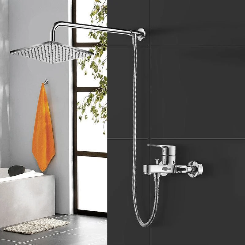 Contemporary Style Shower Head Bathroom Fixed Shower Head with Round and Square Shape -Bathlova