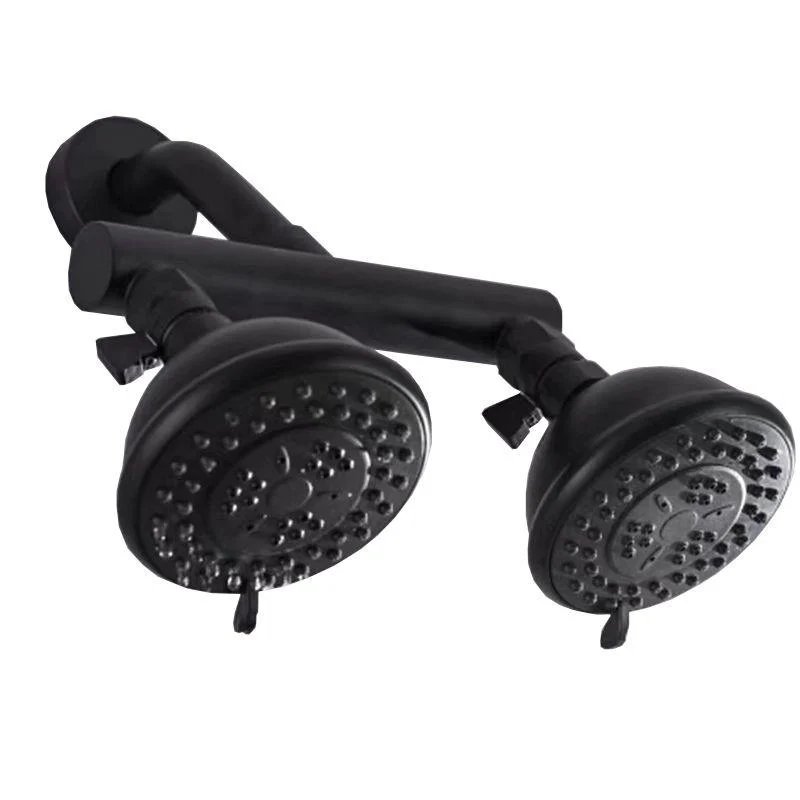 Contemporary Style Shower Head Double Bathroom Shower Heads with Round Shape -Bathlova