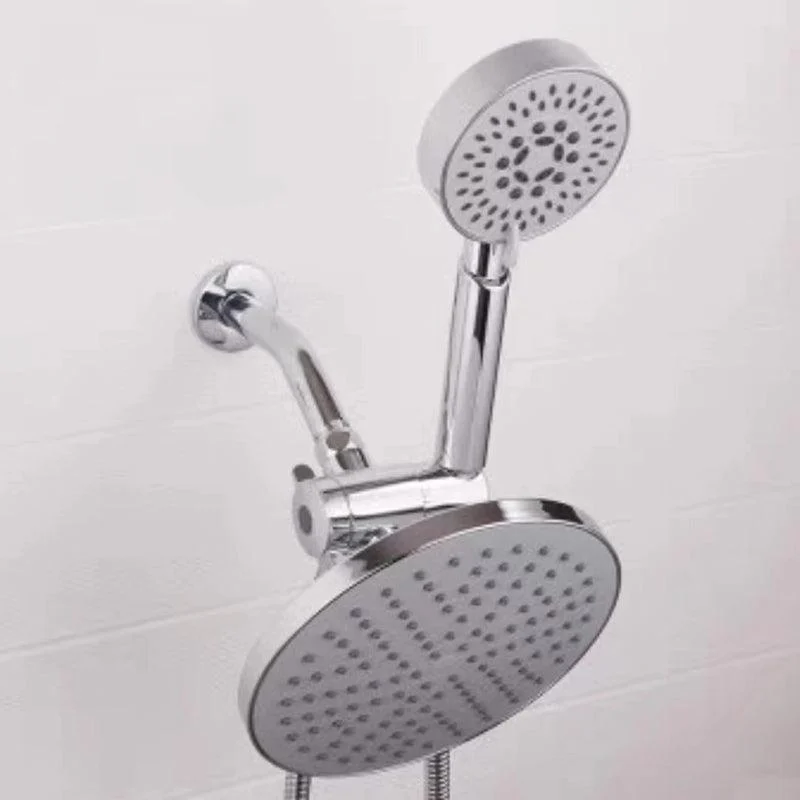 Contemporary Style Shower Head Double Bathroom Shower Heads with Round Shape -Bathlova