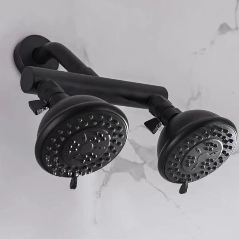 Contemporary Style Shower Head Double Bathroom Shower Heads with Round Shape -Bathlova