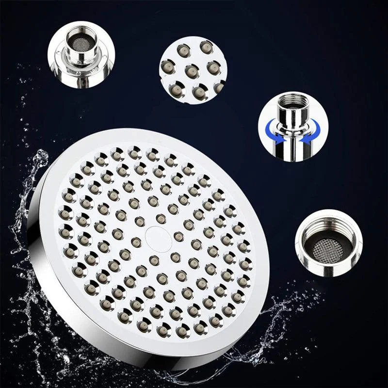 Contemporary Style Shower Head Metal Bathroom Shower Head with Hose -Bathlova