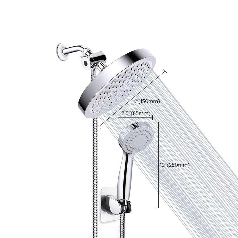 Contemporary Style Shower Head Metal Bathroom Shower Head with Hose -Bathlova