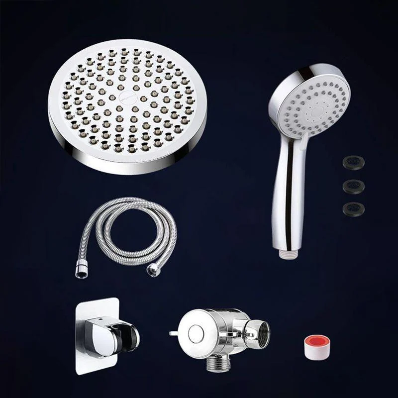 Contemporary Style Shower Head Metal Bathroom Shower Head with Hose -Bathlova