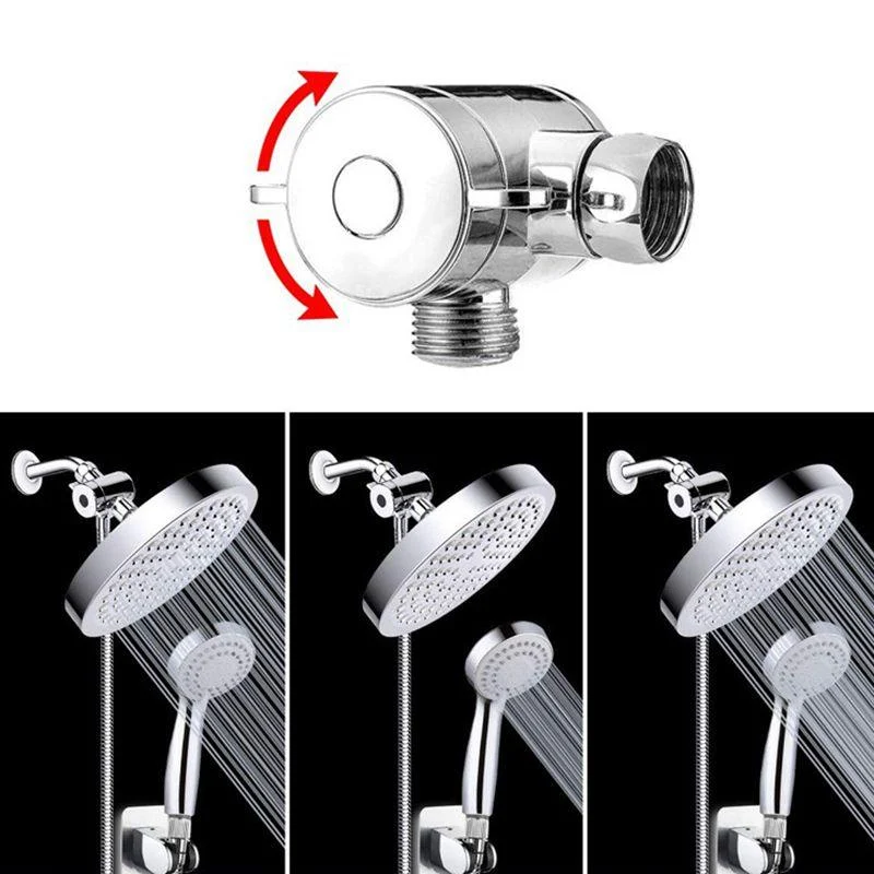 Contemporary Style Shower Head Metal Bathroom Shower Head with Hose -Bathlova