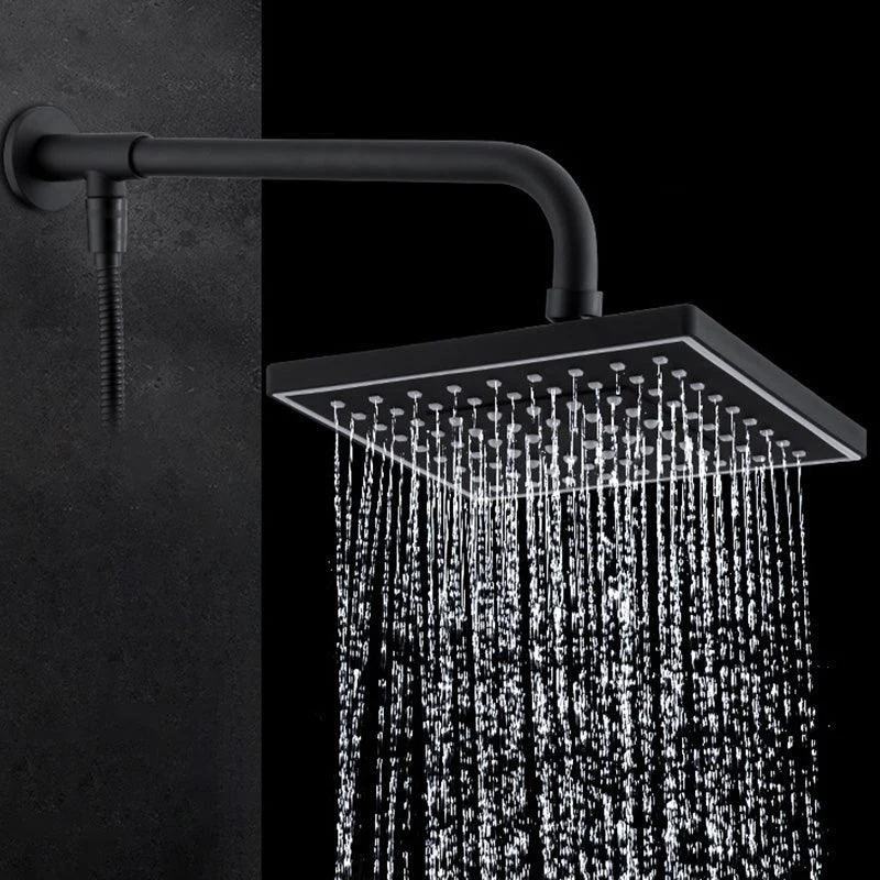 Contemporary Style Shower Head Plastic Fixed Shower Head with Shape of Round and Square -Bathlova