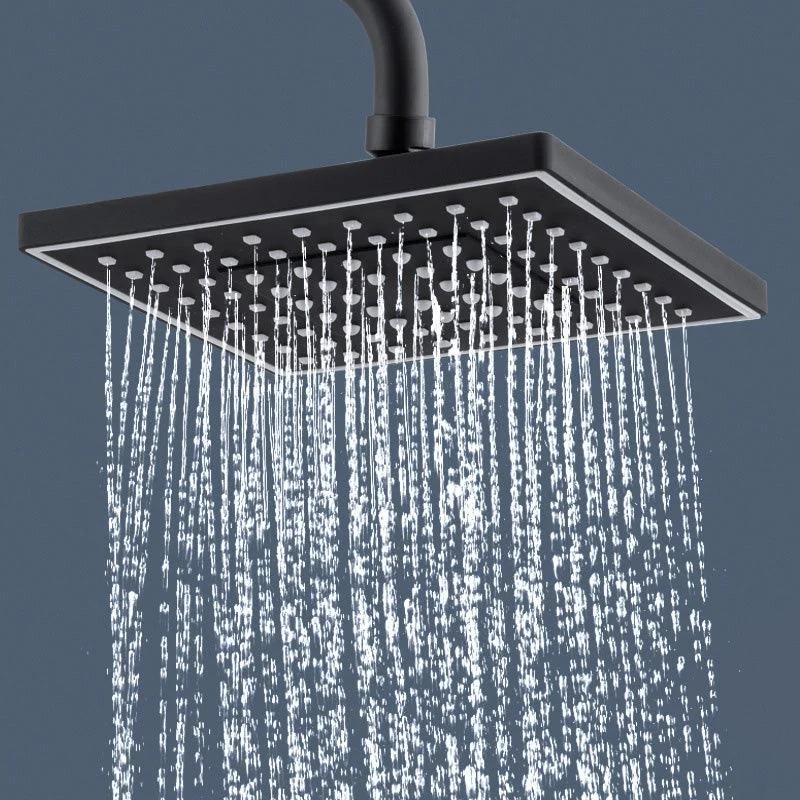 Contemporary Style Shower Head Plastic Fixed Shower Head with Shape of Round and Square -Bathlova