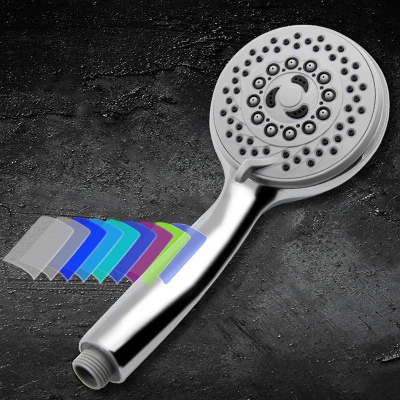 Contemporary Style Shower Head Round Plastic Handheld Shower Head -Bathlova