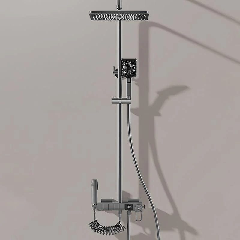 Contemporary Style Shower System Copper Spot Resist Wall Mounted Shower System -Bathlova