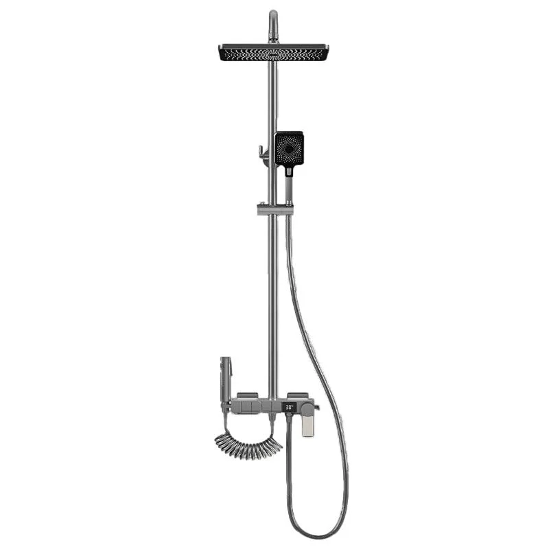 Contemporary Style Shower System Copper Spot Resist Wall Mounted Shower System -Bathlova