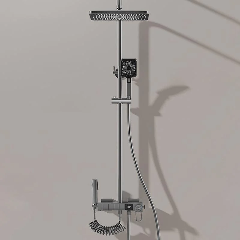 Contemporary Style Shower System Copper Spot Resist Wall Mounted Shower System -Bathlova