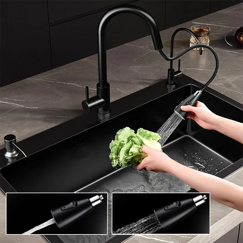 Contemporary Style Sink Set Stainless Steel Friction Resistant Quiet Sink Set for Kitchen -Bathlova