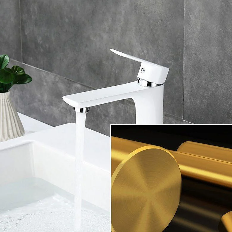 Contemporary Style Tap Single Lever Handle Vessel Sink Tap -Bathlova