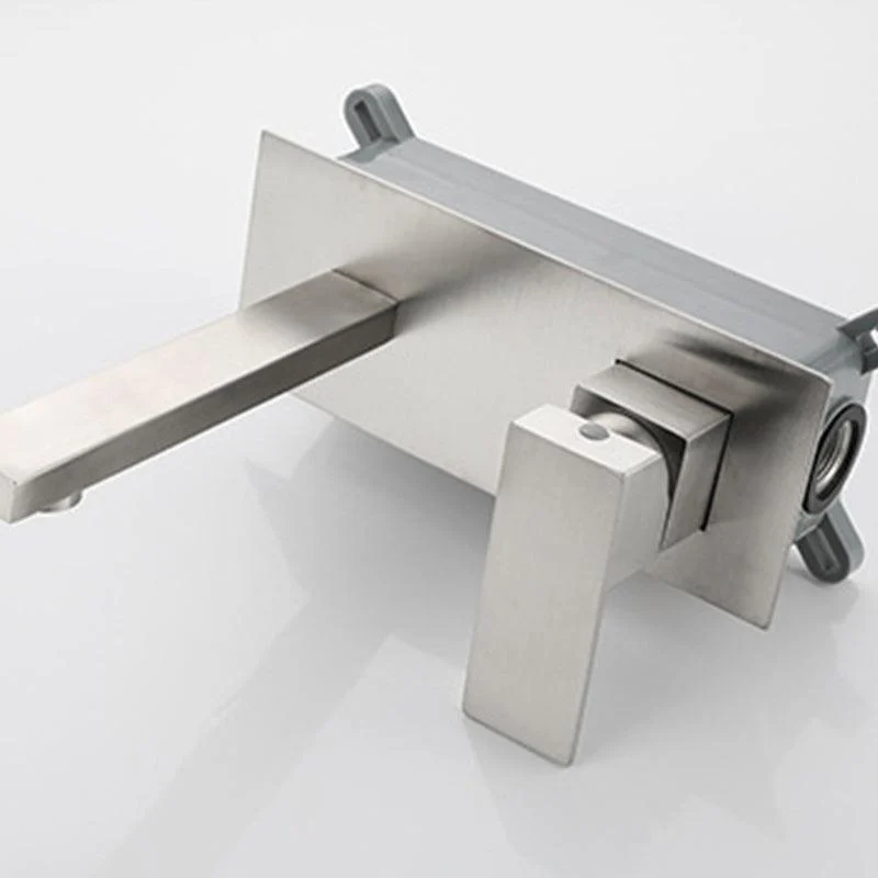 Contemporary Style Taps Lever Handles Wall Mounted Taps for Bathroom -Bathlova