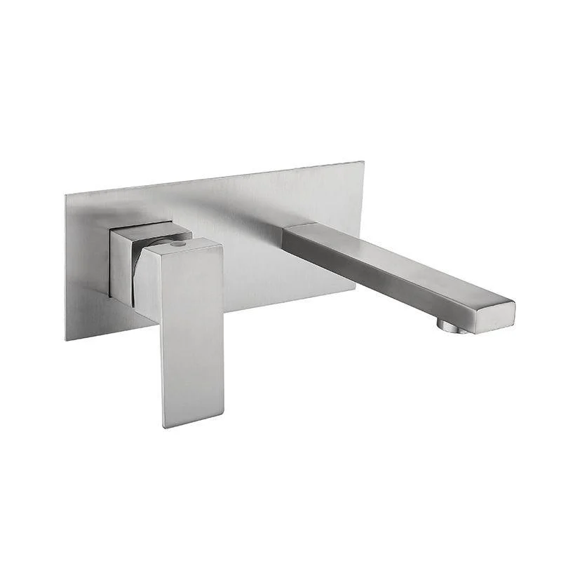 Contemporary Style Taps Lever Handles Wall Mounted Taps for Bathroom -Bathlova