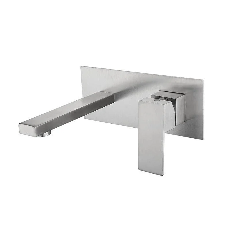 Contemporary Style Taps Lever Handles Wall Mounted Taps for Bathroom -Bathlova